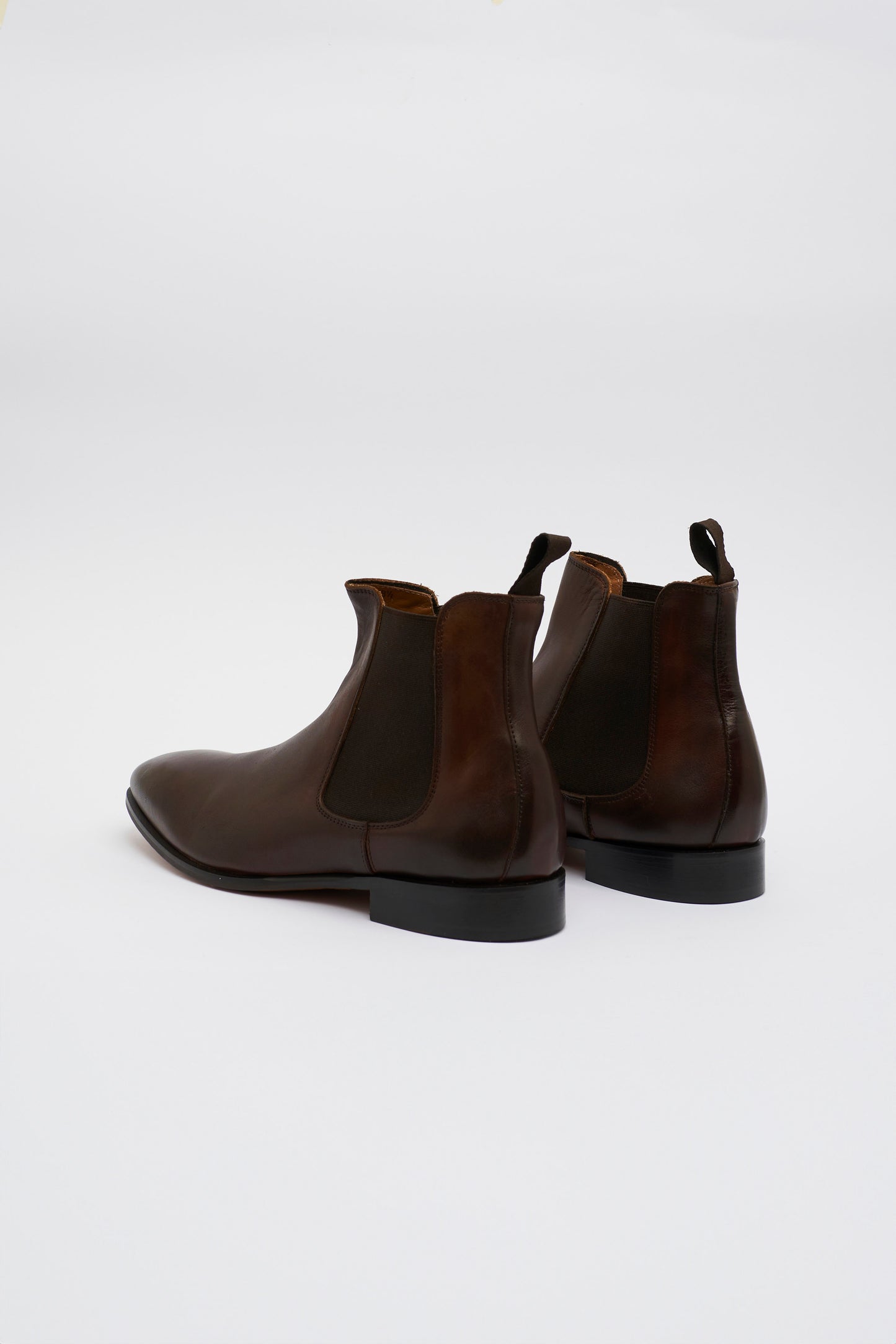 Chelsea Boot in Real Brown Leather
