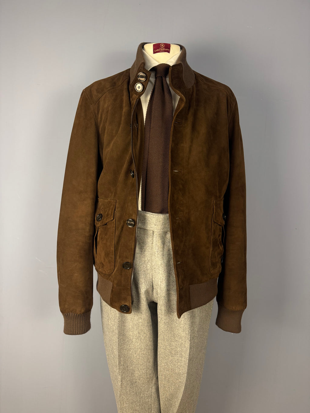 Bomber in Camoscio-Testa di Moro