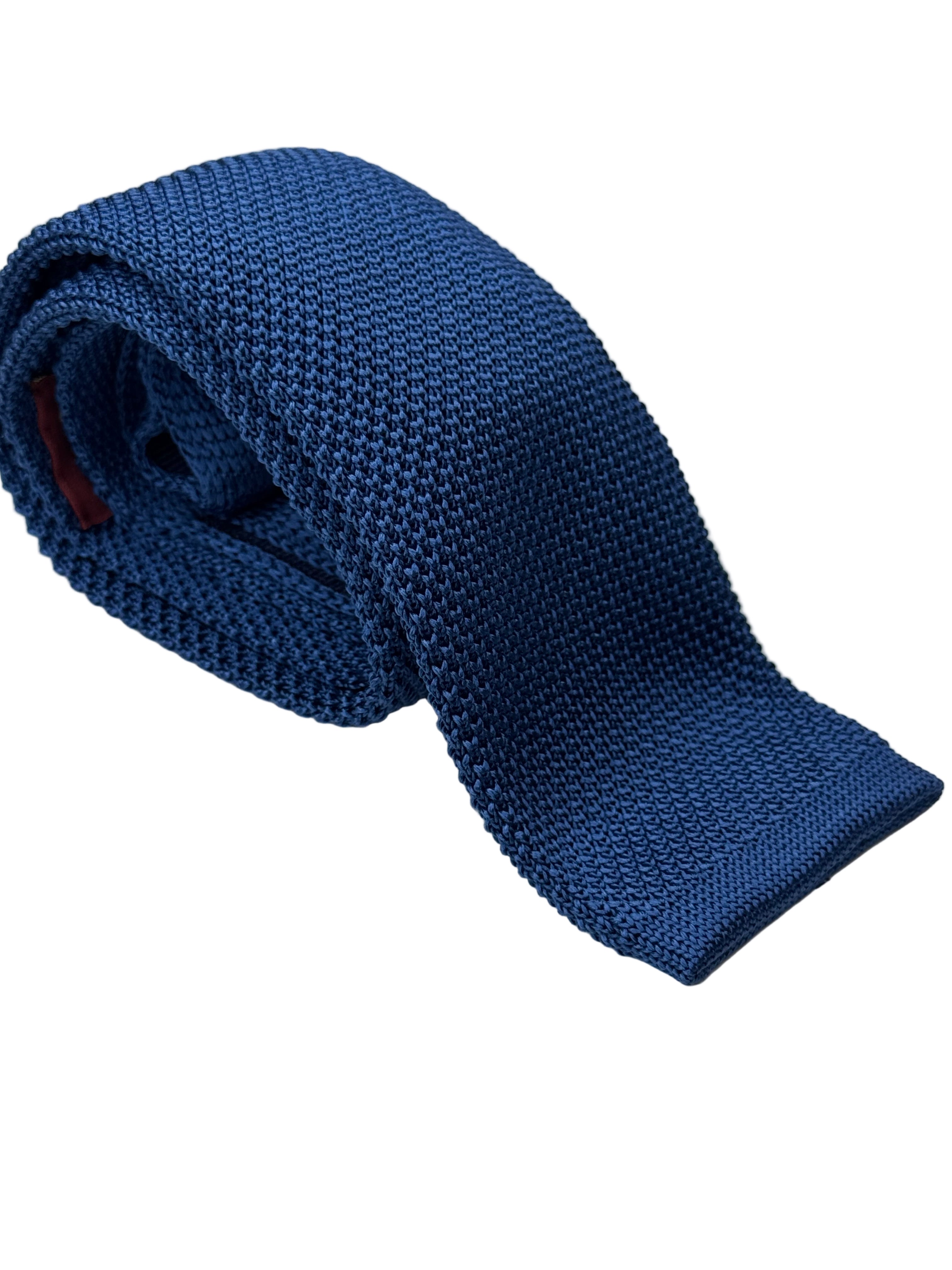 Cravatta in Maglia-Blu Navy