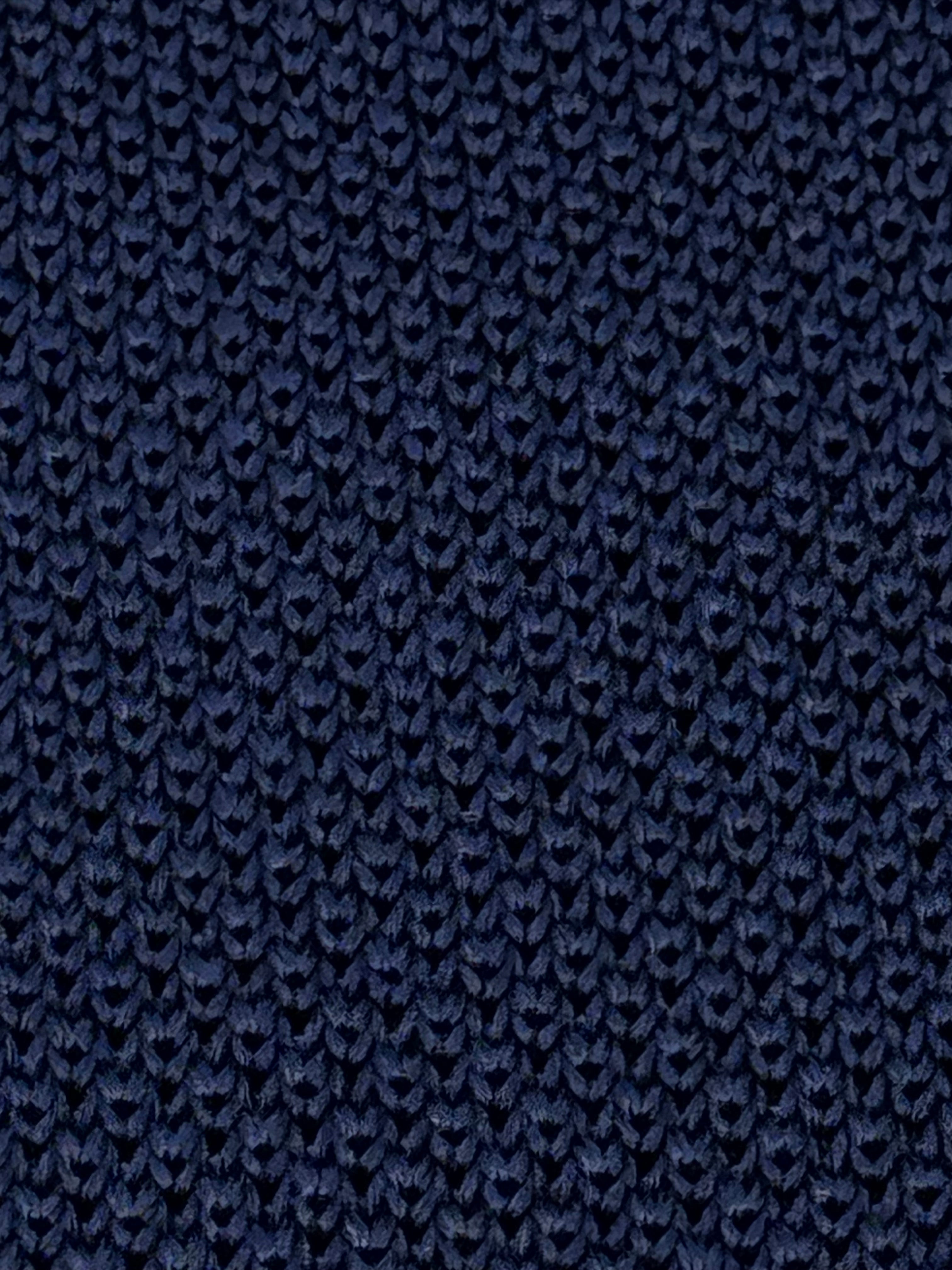 Cravatta in Maglia-Blu Notte