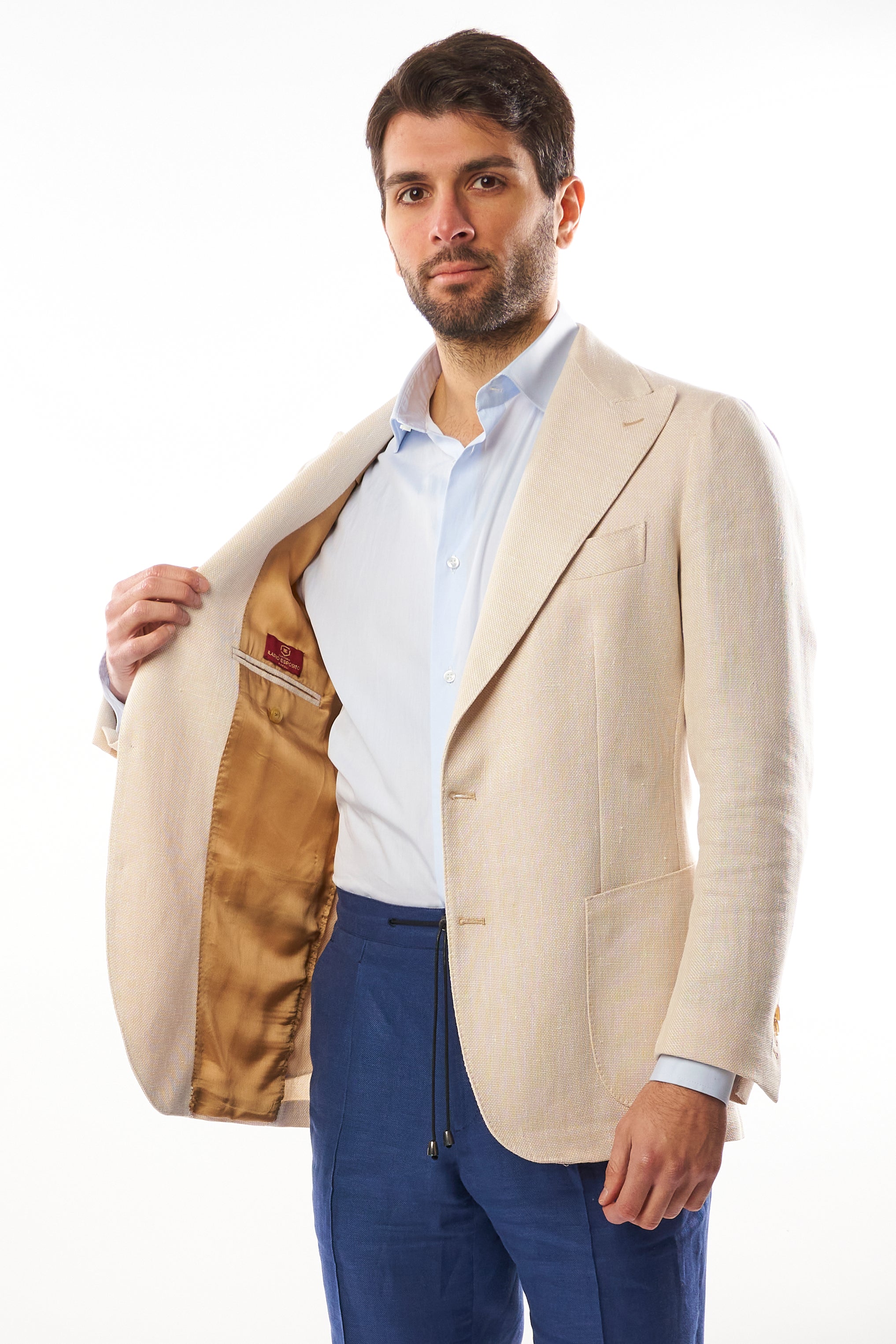 Giacca Nisida in Lino – Bianco Avorio