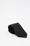 Cravatta in Seta Total Black