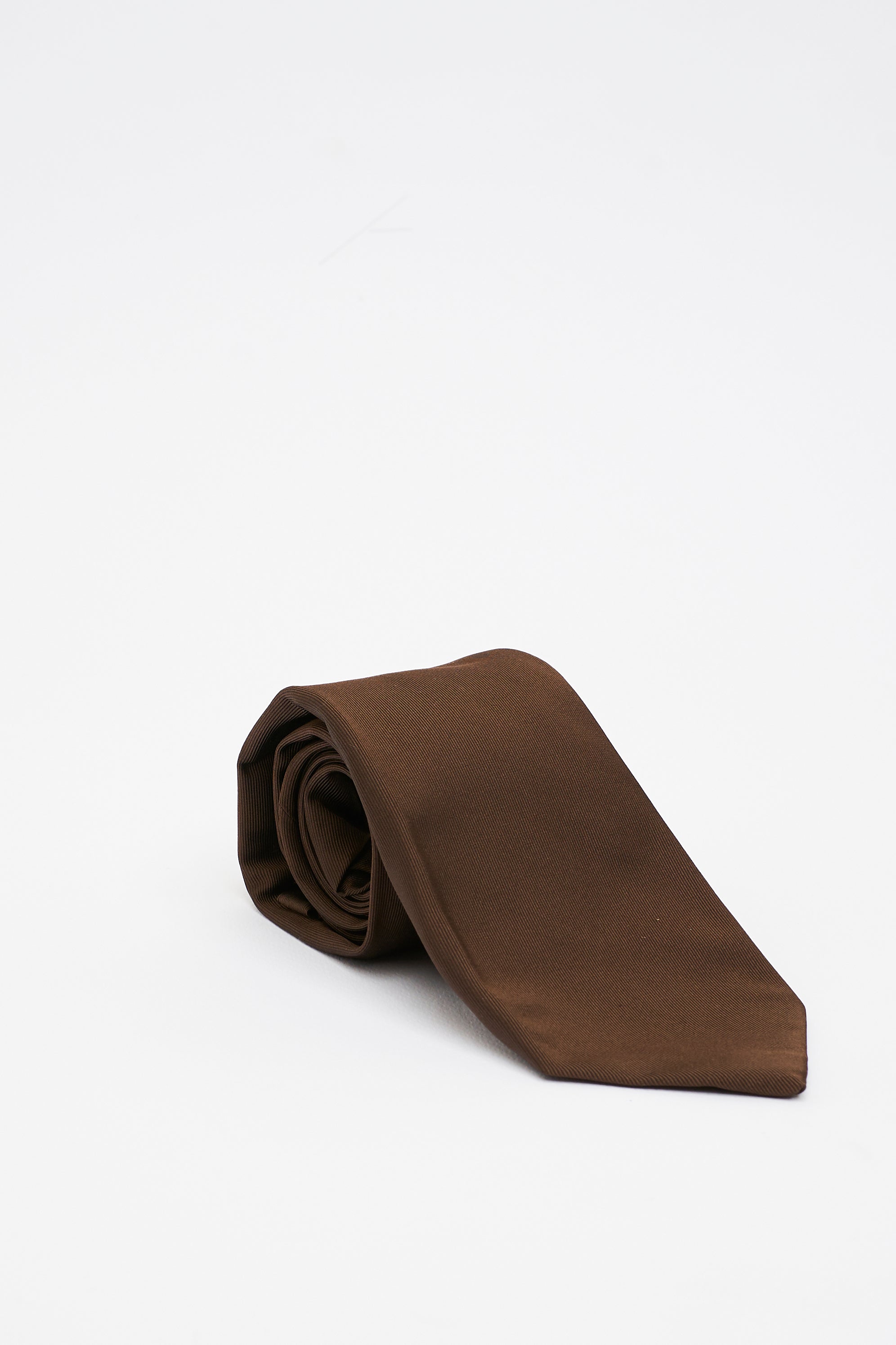 Cravatta in Seta Marrone