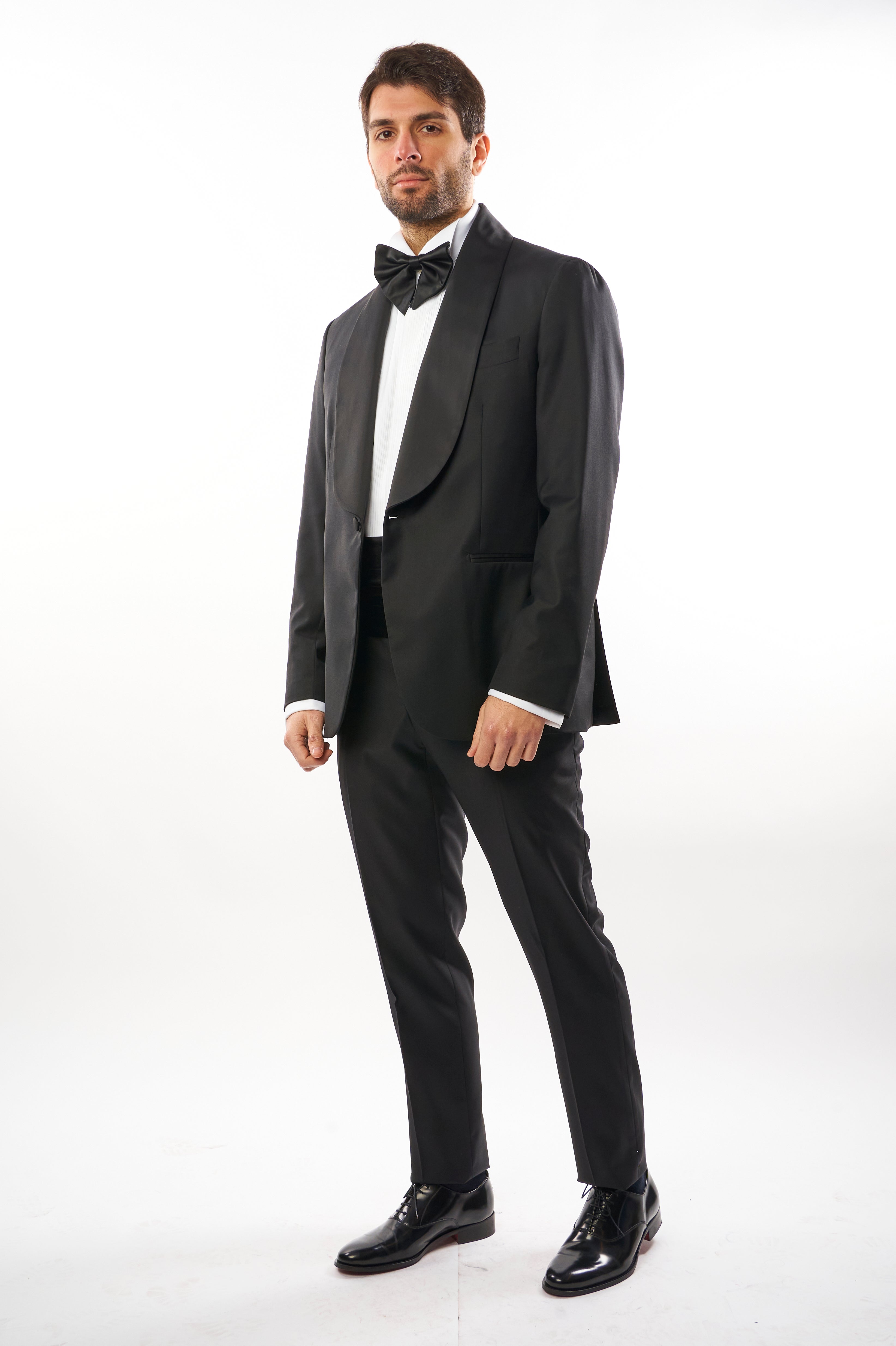 Tuxedo Monobottone - Reverse a Scialle