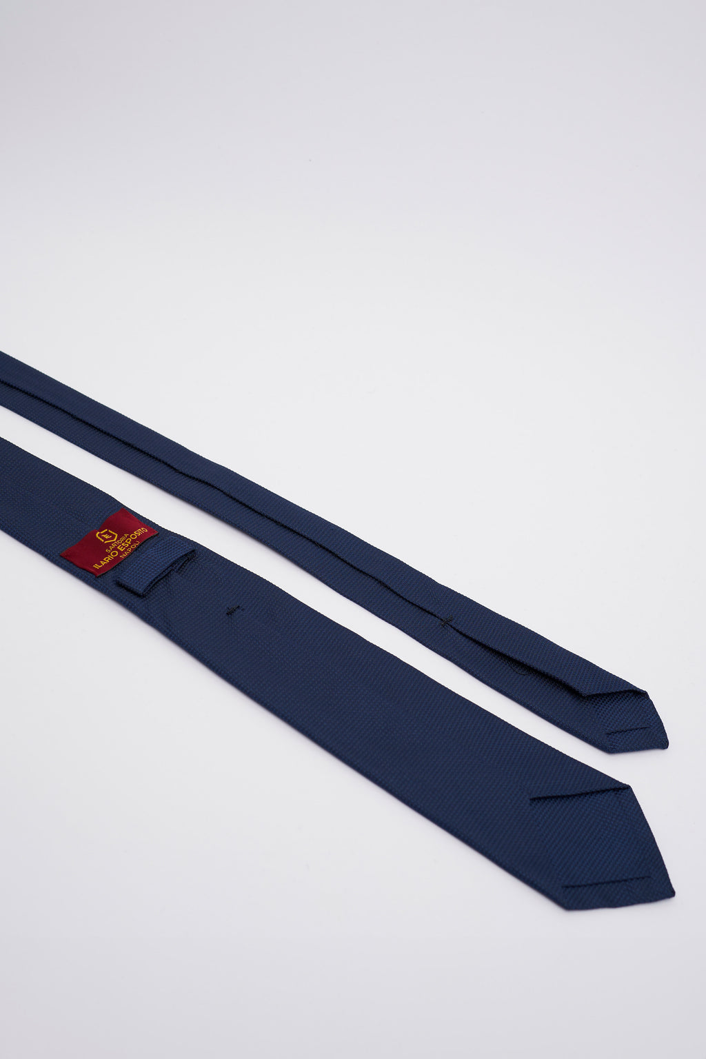 Cravatta in Seta Blu con Texture