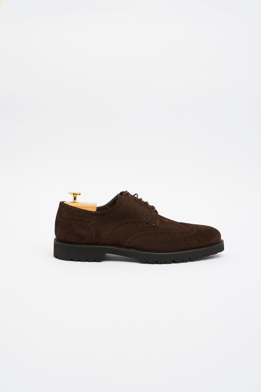 Oxford in Camoscio Marrone