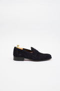 Mocassino Penny Loafer in Camoscio Blu