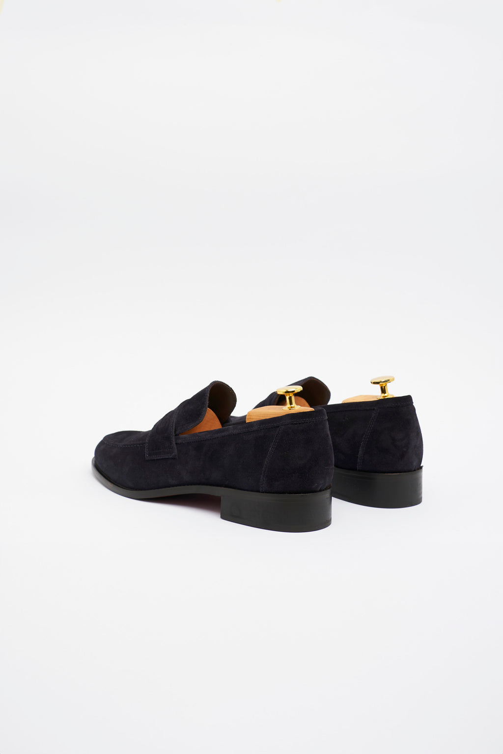 Mocassino Penny Loafer in Camoscio Blu