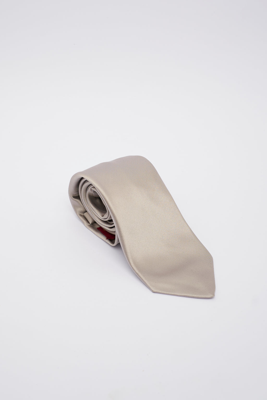 Cravatta in Seta Grigio Perla