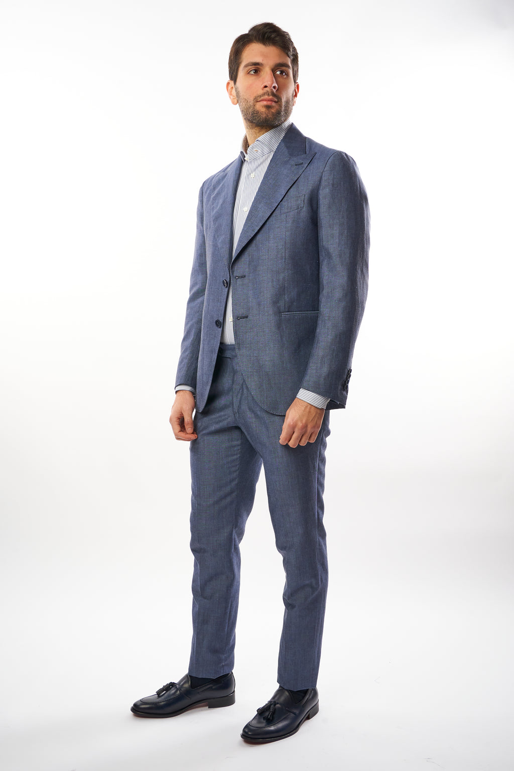 Abito Amalfi in Lino - Denim