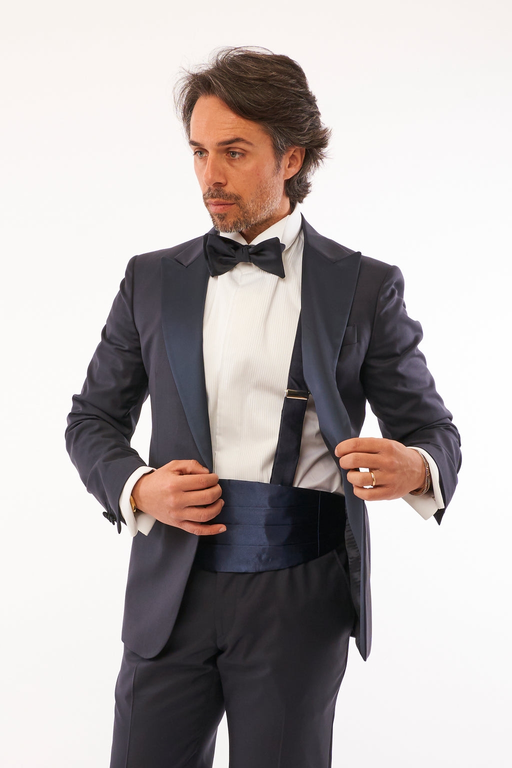 Tuxedo Monobottone - Reverse a Lancia Blu