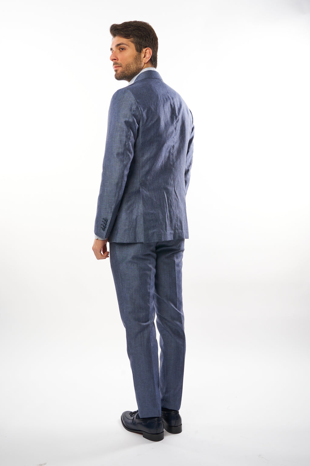 Abito Amalfi in Lino - Denim