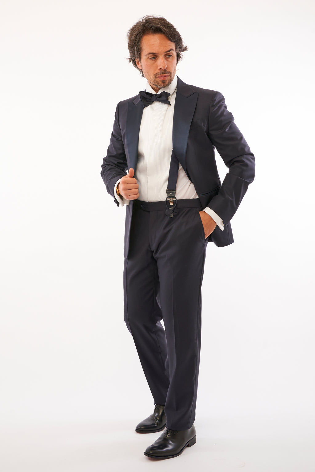 Tuxedo Monobottone - Reverse a Lancia Blu