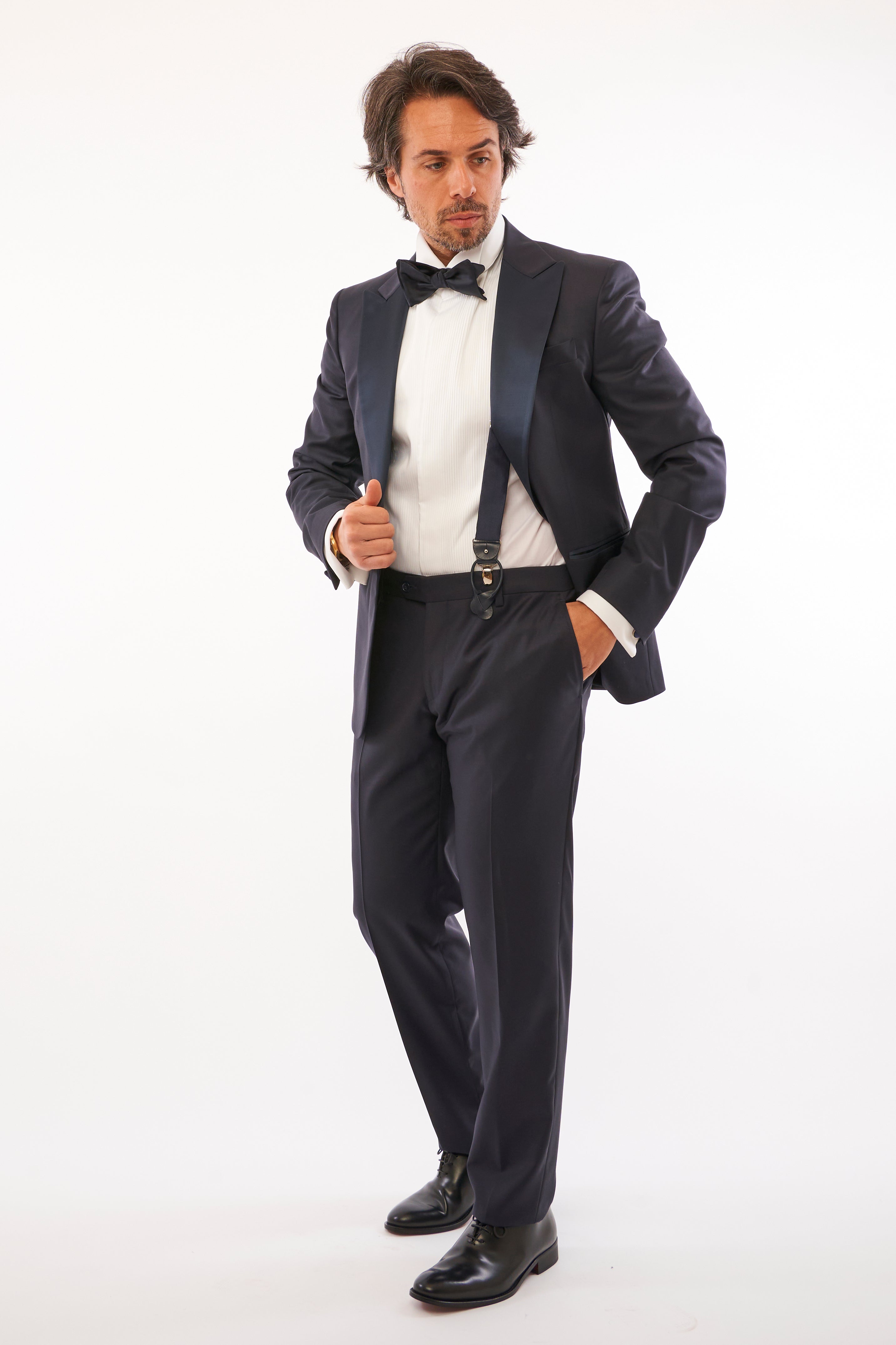 Tuxedo Monobottone - Reverse a Lancia Blu