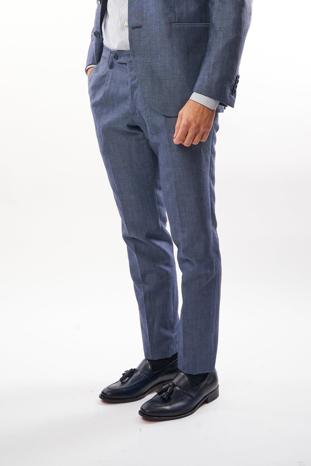 Abito Amalfi in Lino - Denim