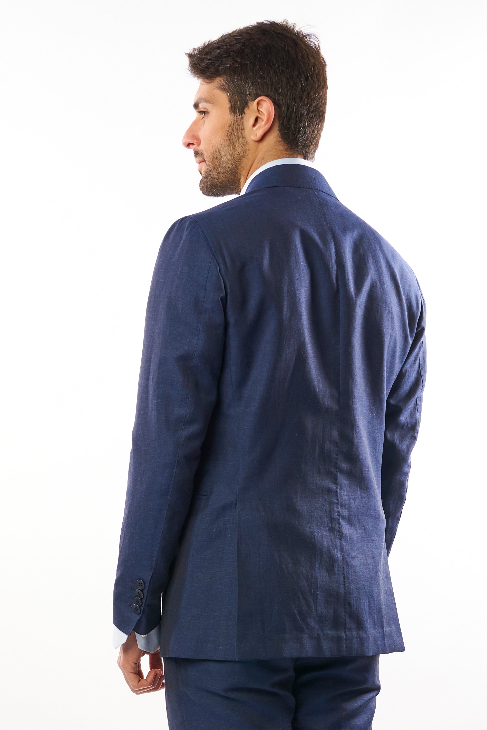 Abito Amalfi in Lino - Blu