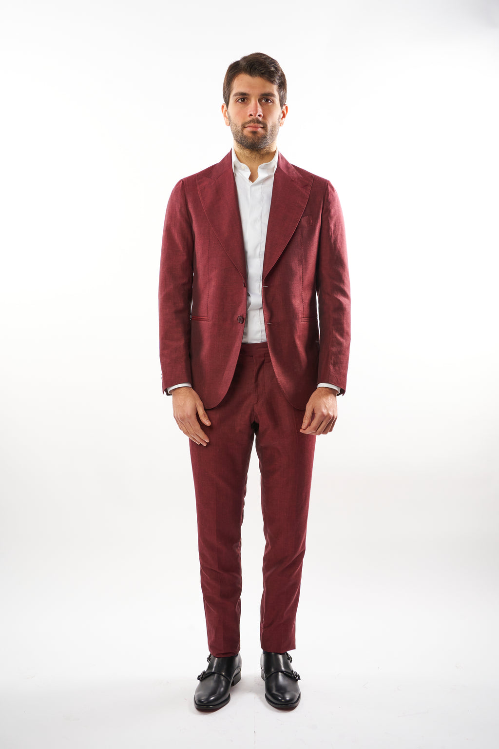 Abito Amalfi in Lino - Rosso