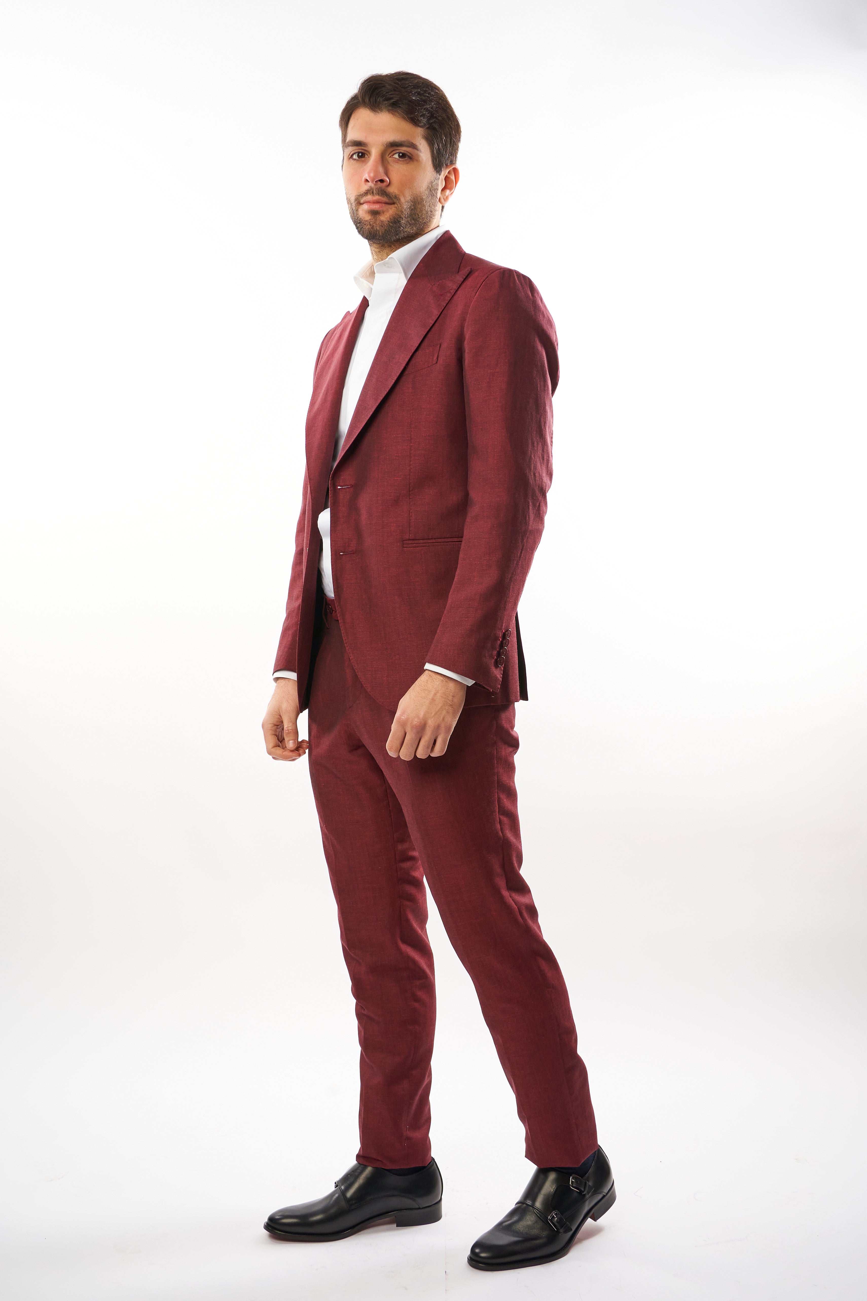 Abito Amalfi in Lino - Rosso