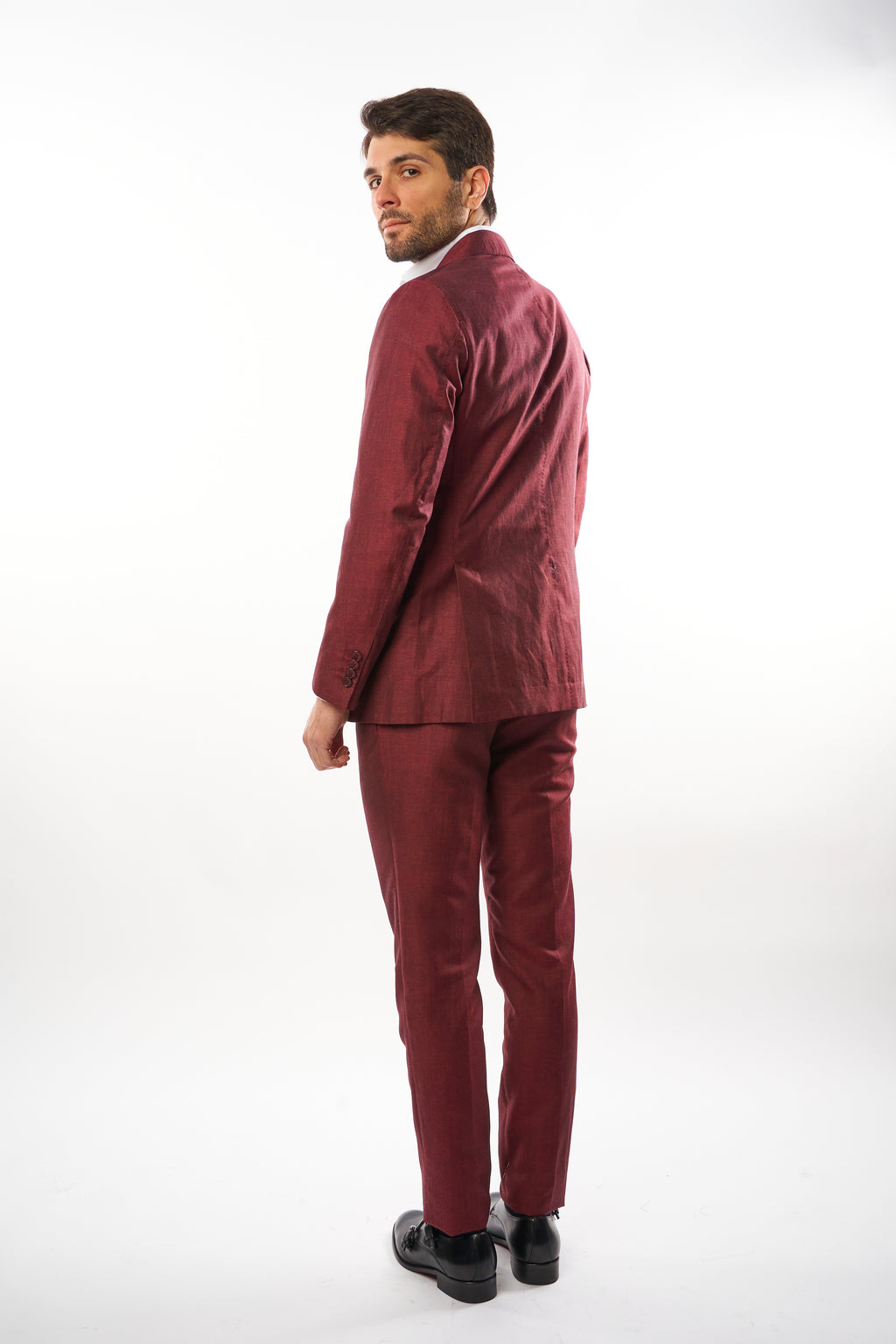 Abito Amalfi in Lino - Rosso