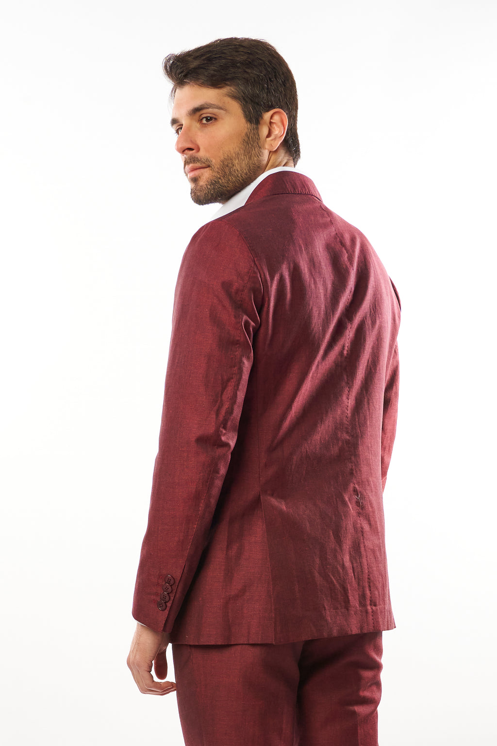 Abito Amalfi in Lino - Rosso