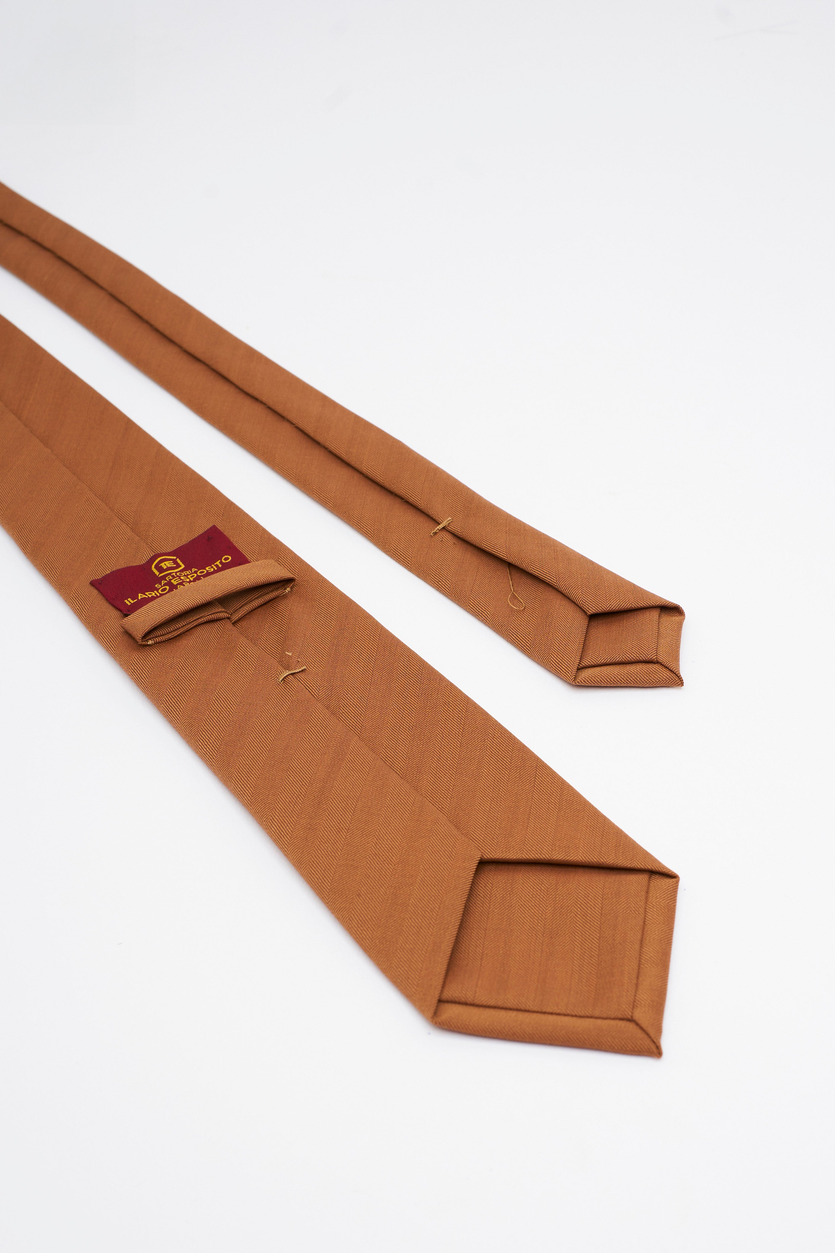 Cravatta in Seta Marroncina