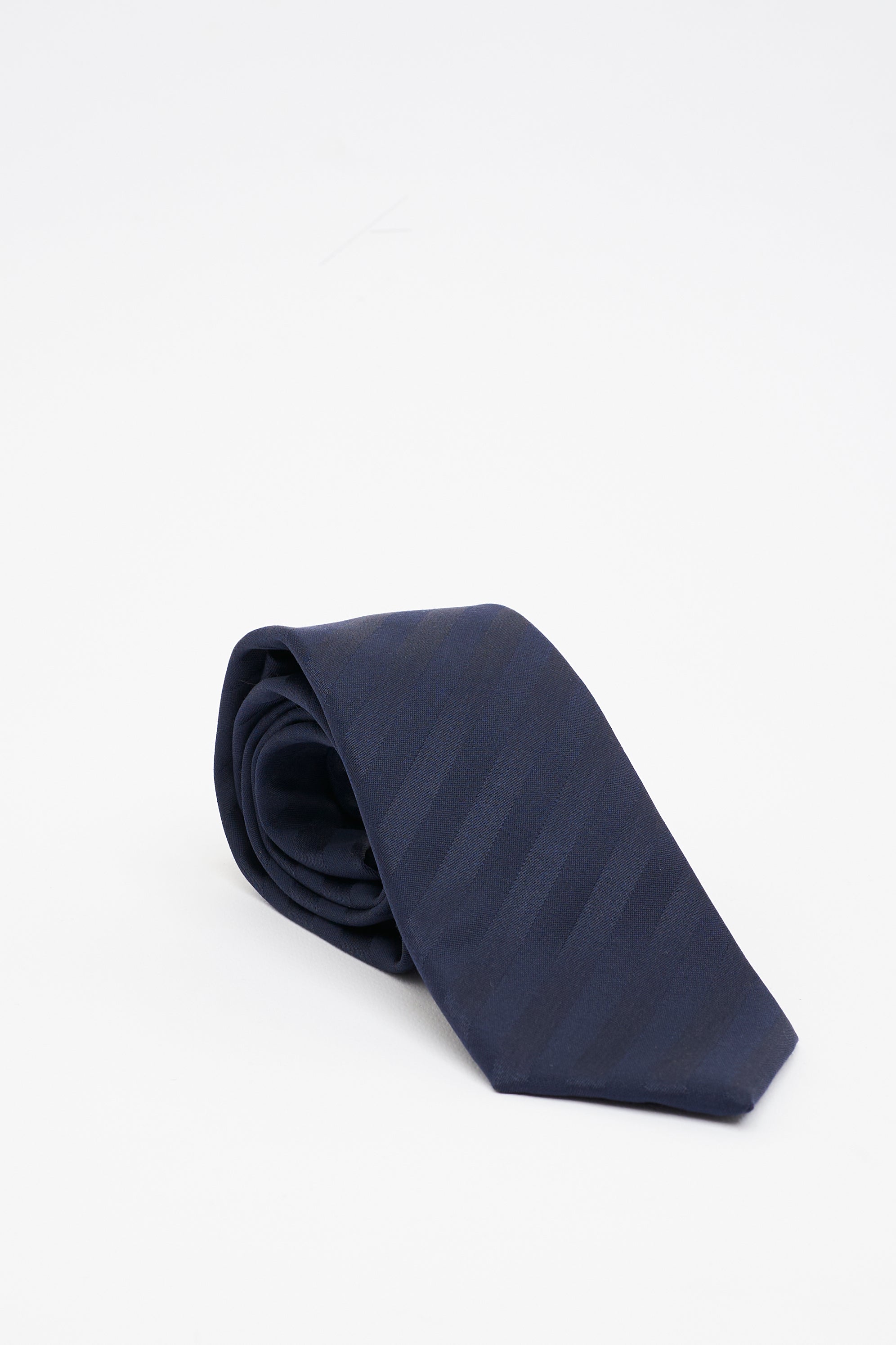 Cravatta in Seta Blu Navy con Motivo