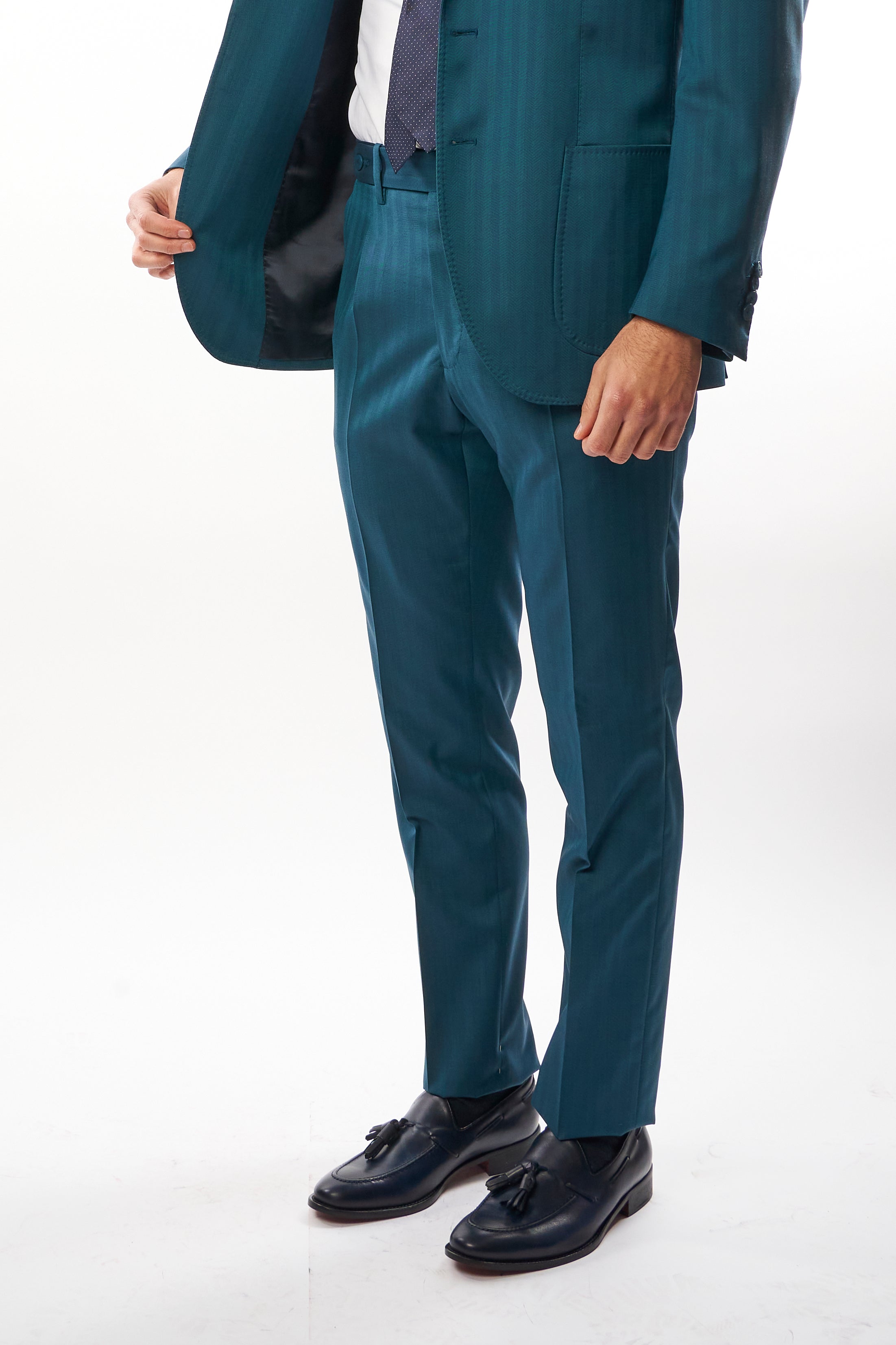 Abito Solaro -  Verde Ottanio su Ottanio