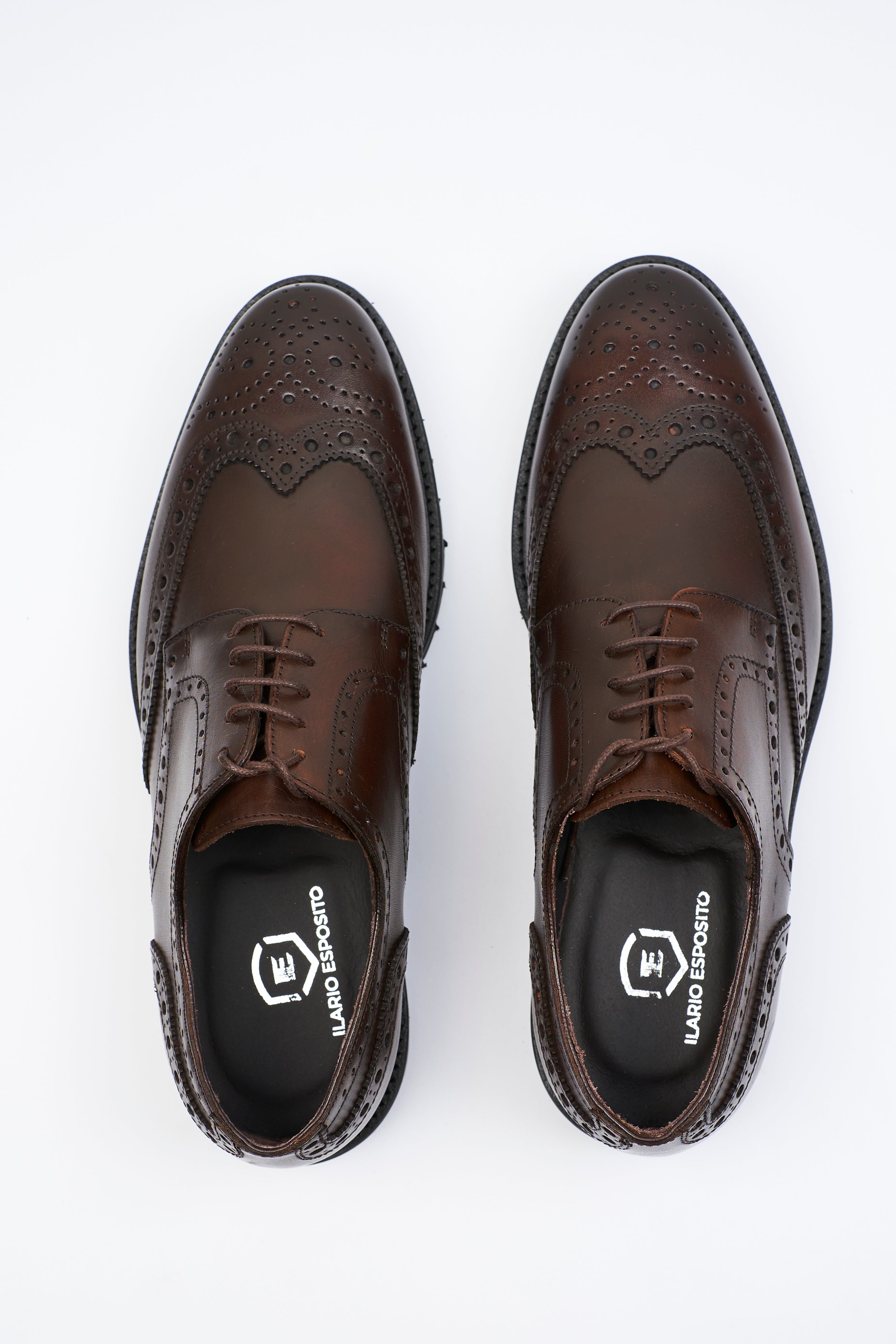 Oxford in Vera Pelle Marrone