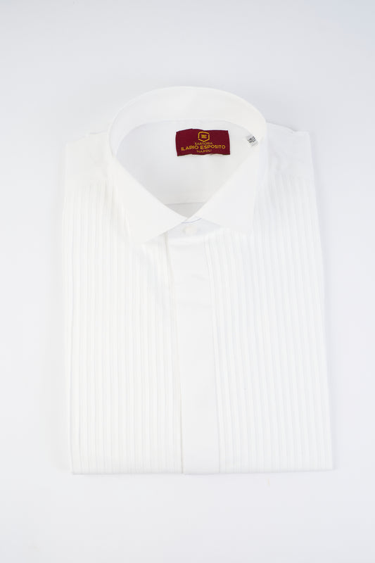 Camicia da Smoking - Bianca con Bavetto