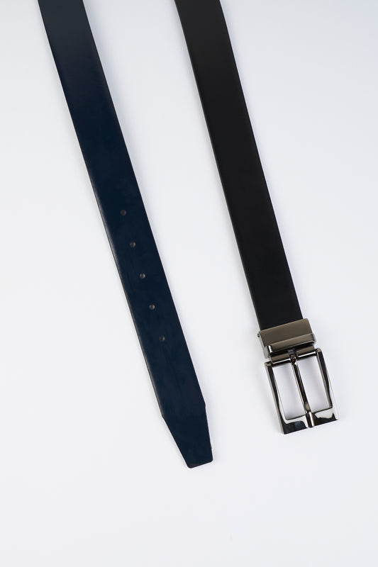 Cintura in Pelle Blu