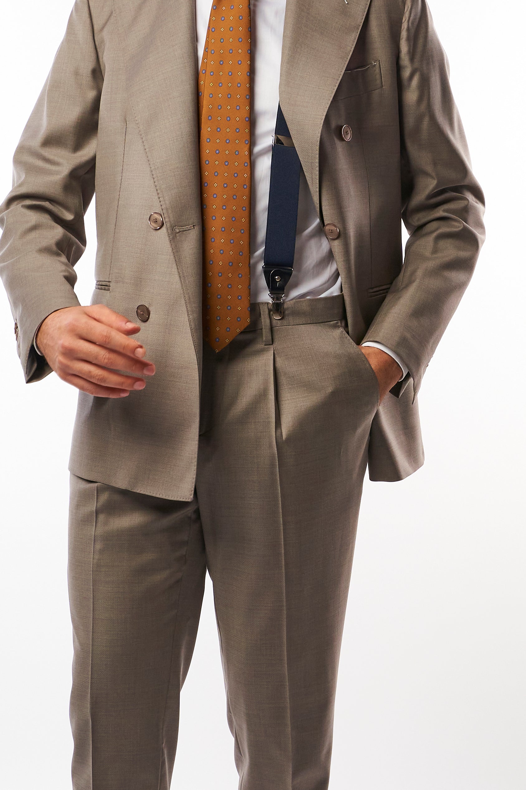 Abito Sorrento Doppiopetto - Grigio Tortora