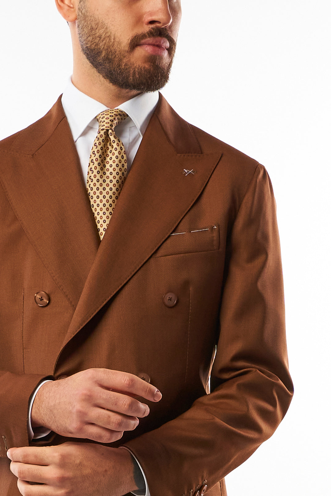 Abito Sorrento Doppiopetto - Tabacco