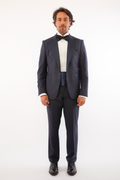 Tuxedo Monobottone - Reverse a Lancia Blu